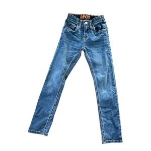 Levi’s 510 Kids Skinny Jeans Size 10 Stretch Adjustable Waist